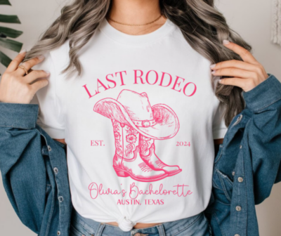 Last Rodeo Custom Bachelorette Shirt