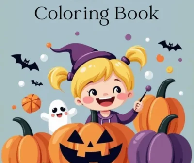 free Halloween coloring book for toddlers